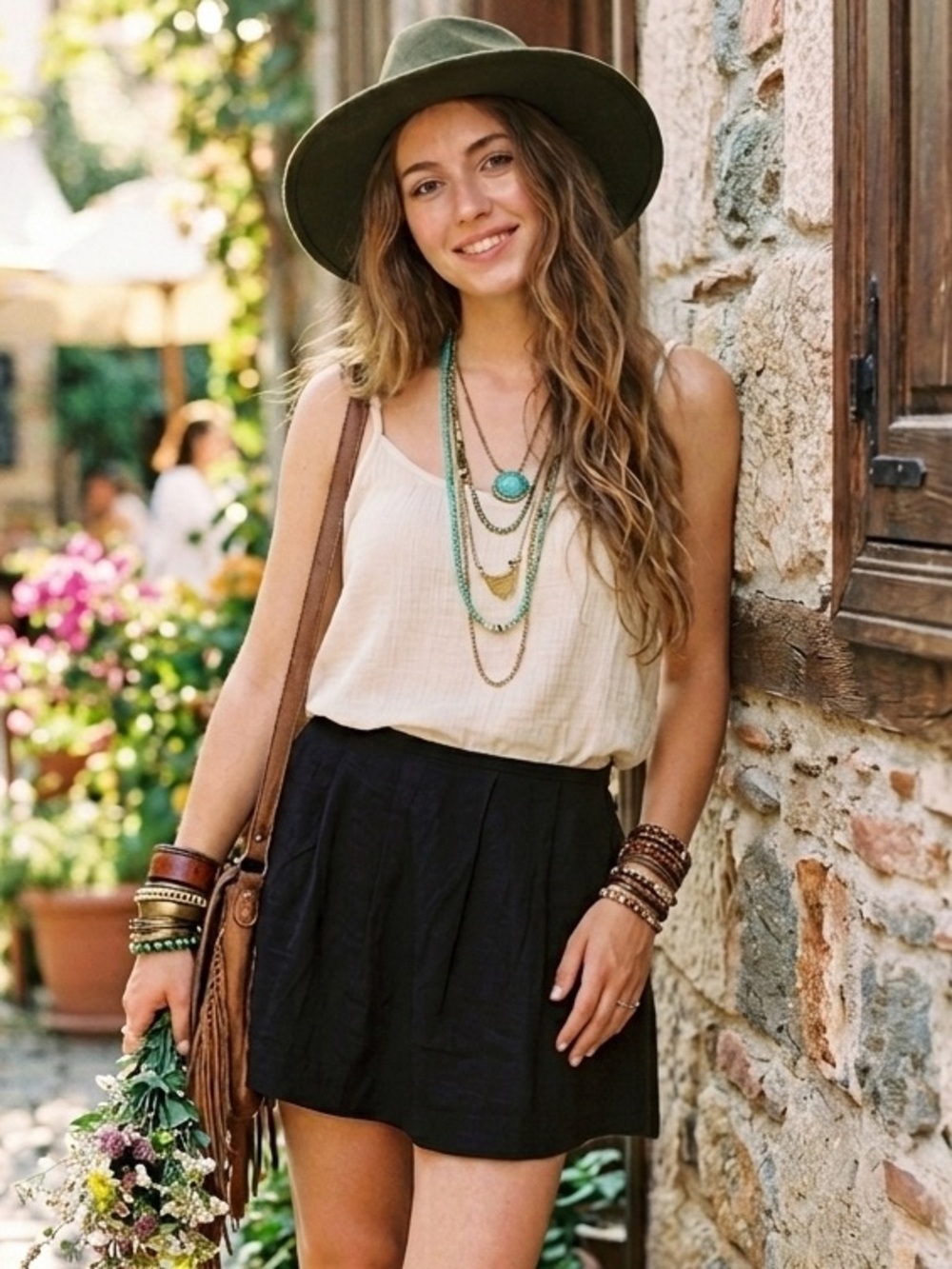 Banana Republic Black Circle Skirt